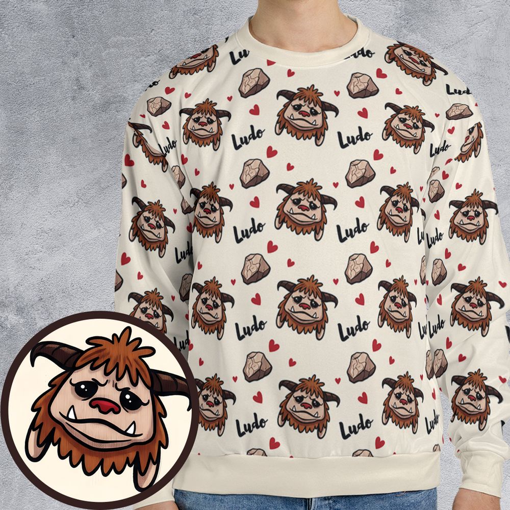 All-over Print Sweatshirt - 716NVUGZ -  - 1