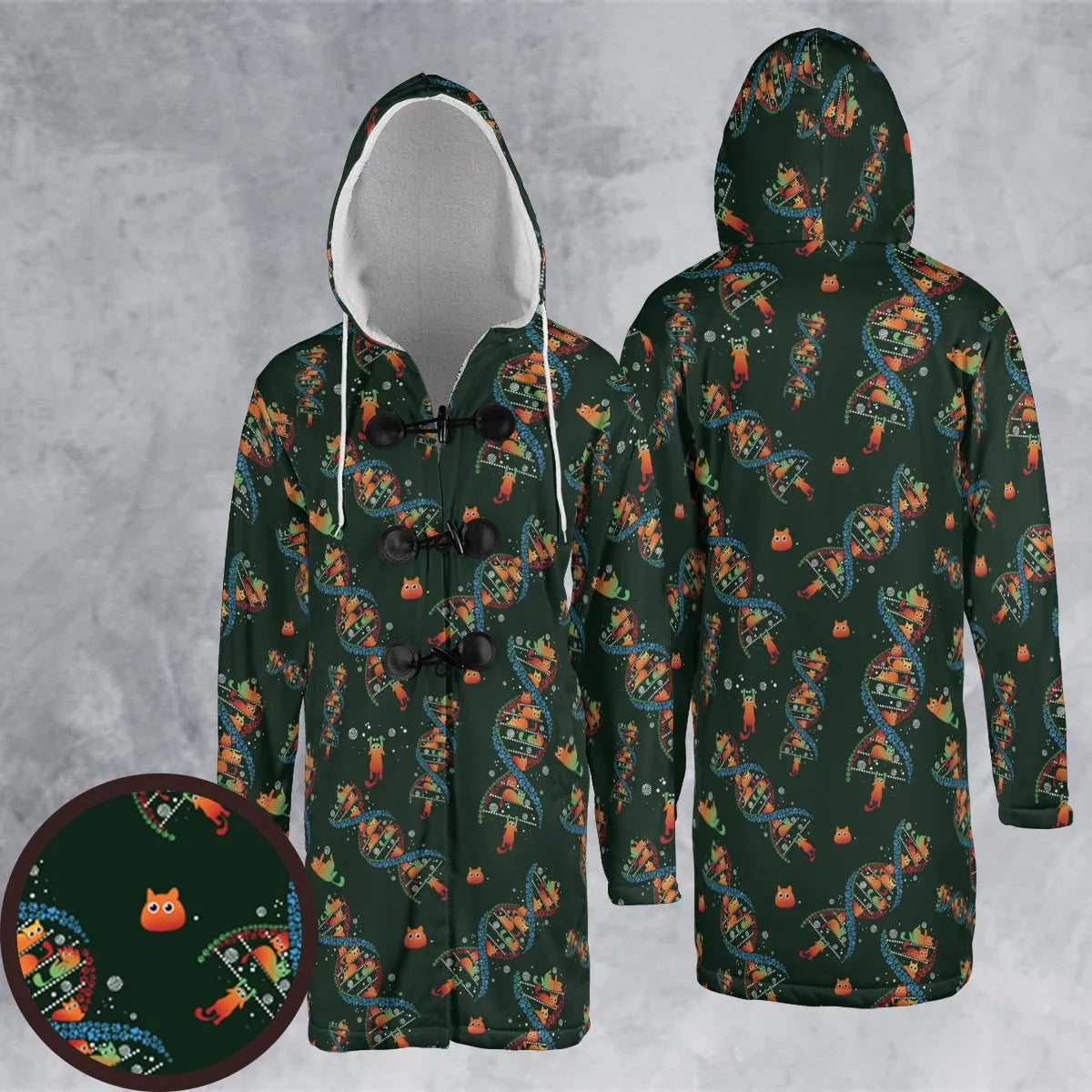 Hooded Cloak Coat - XDUM444L