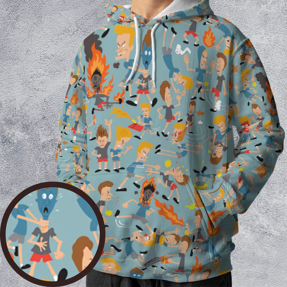 All-over Print Hoodie - H1HX8DPS