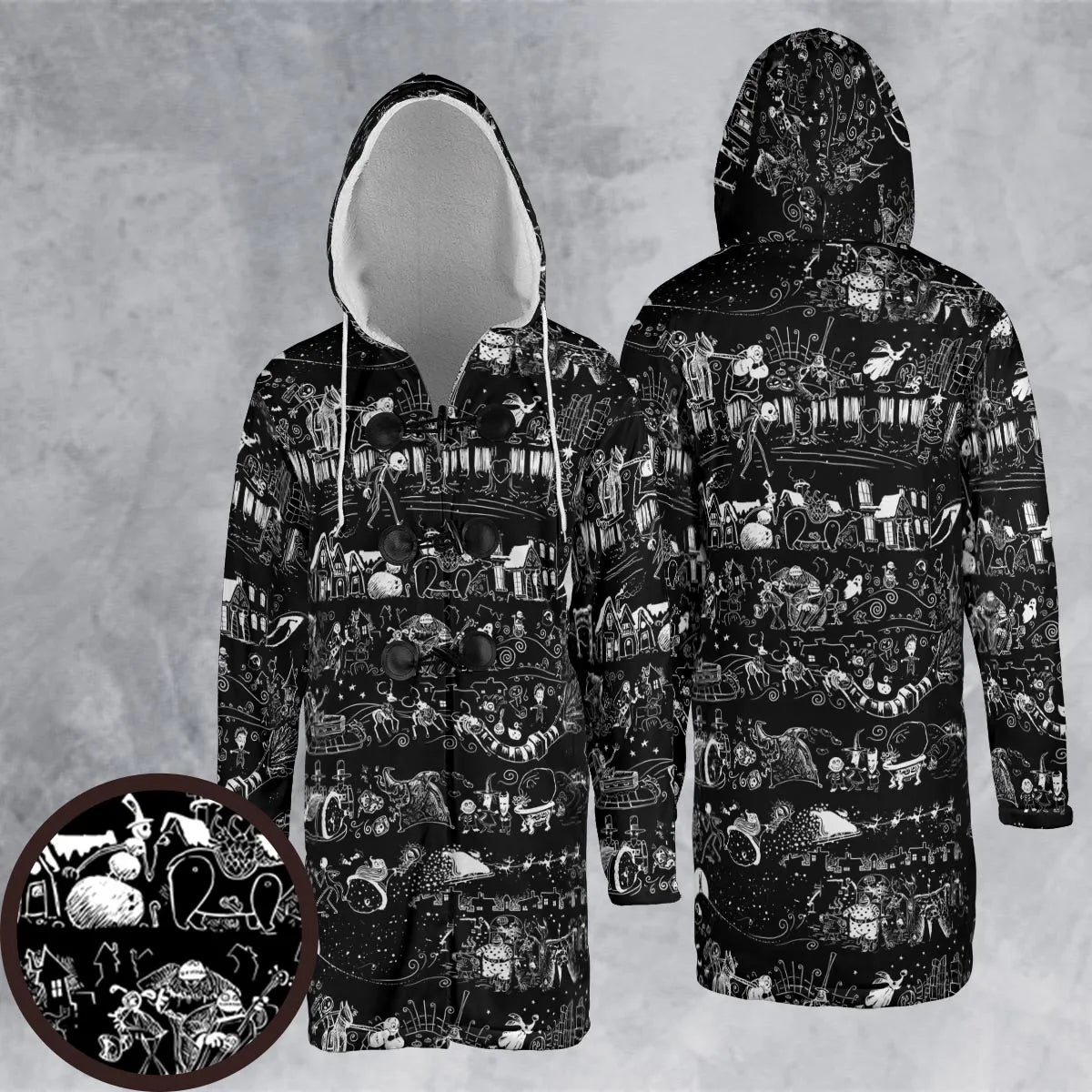 Hooded Cloak Coat - Y9ALDW4F