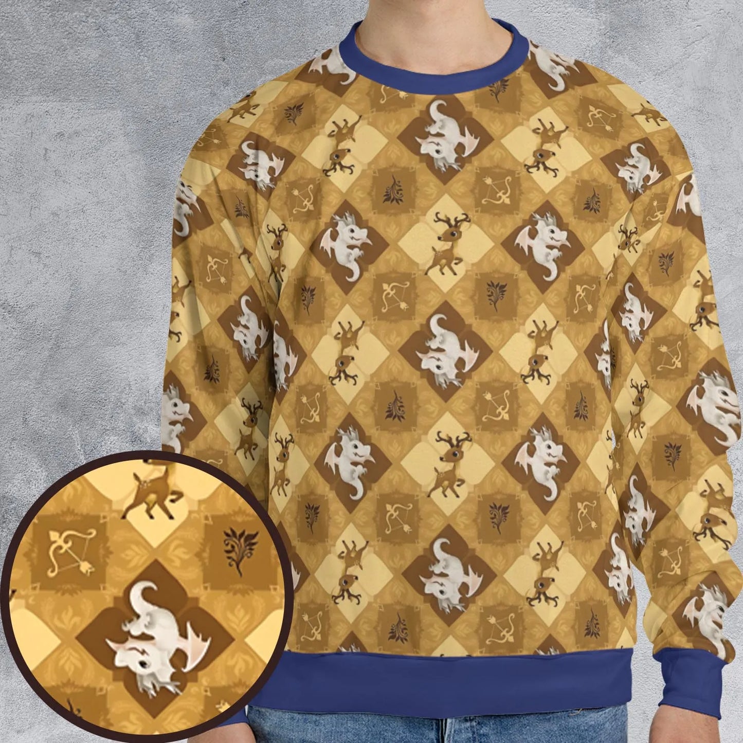 All-over Print Sweatshirt - D6LM9LRM