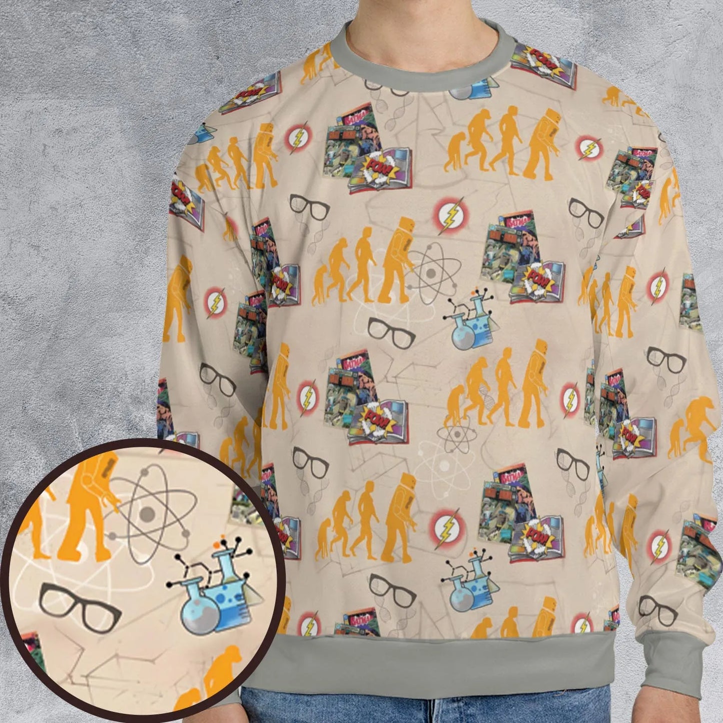 All-over Print Sweatshirt - GKHEWFXV