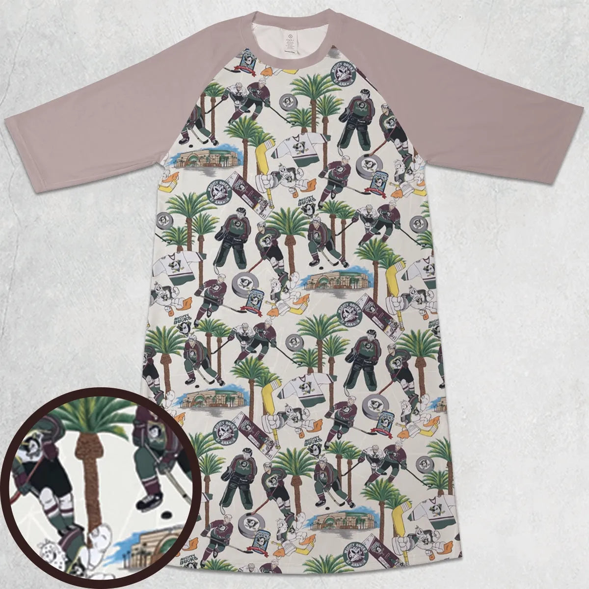 3/4 Sleeve Raglan Dress - JHABMBYB