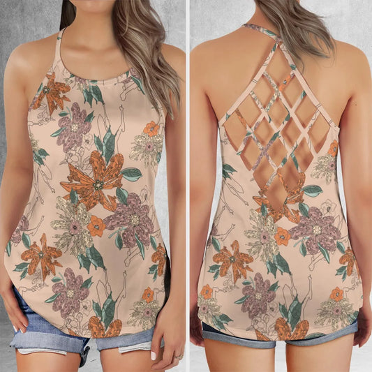 Criss Cross Tank Top - 2B3U98YZ