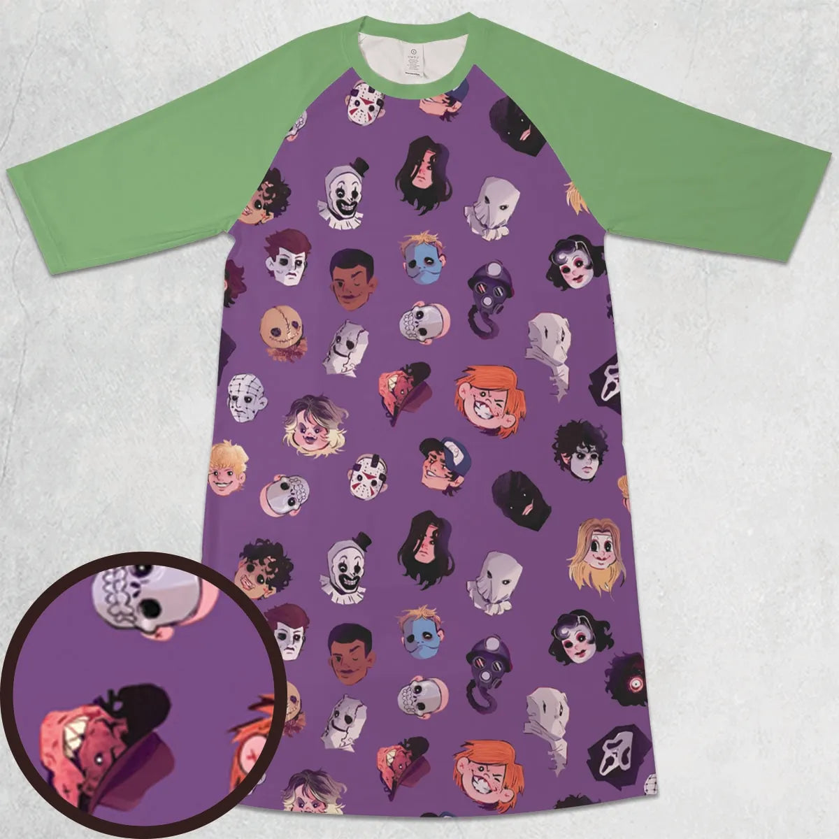 3/4 Sleeve Raglan Dress - RD8FE3RE