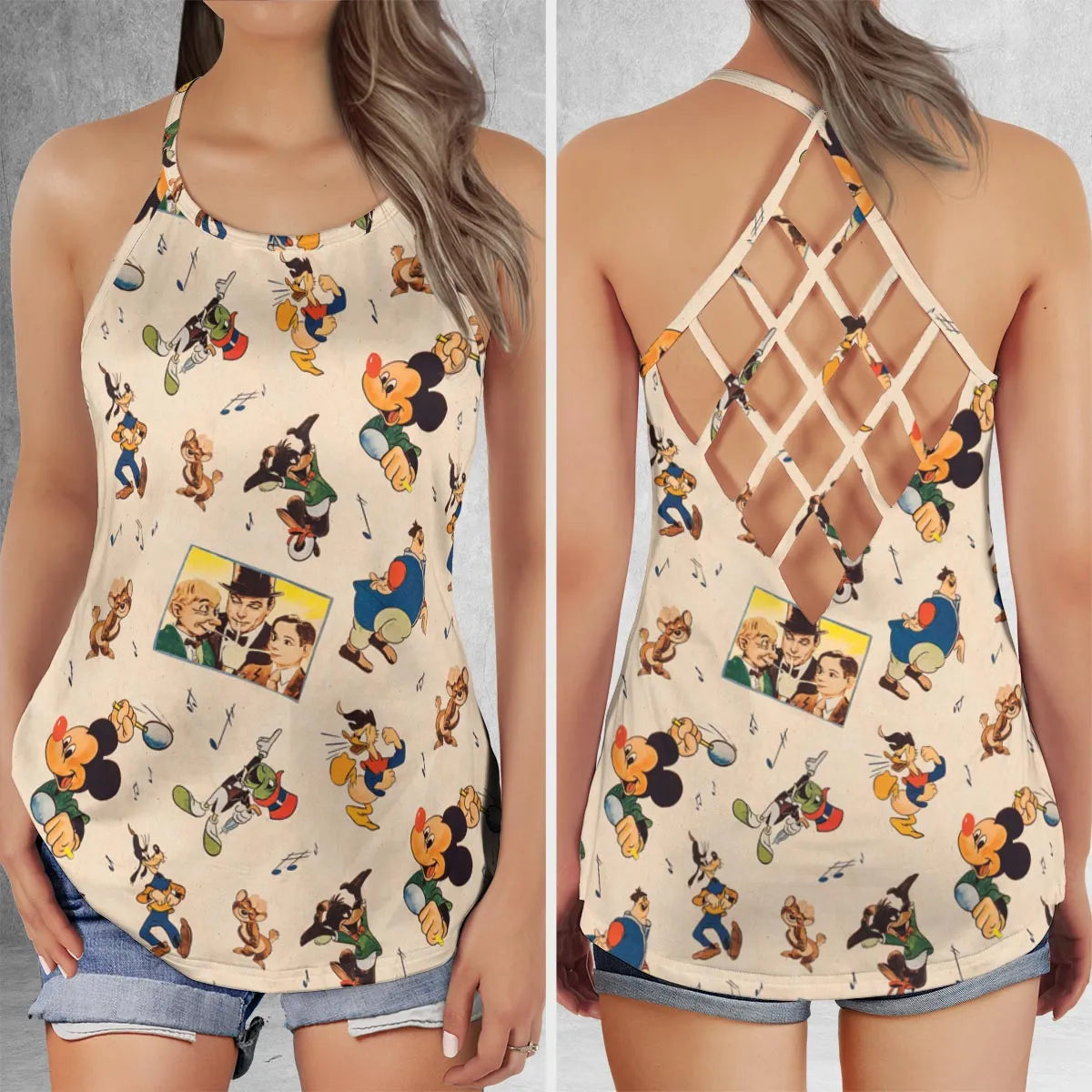 Criss Cross Tank Top - VAML5Q46