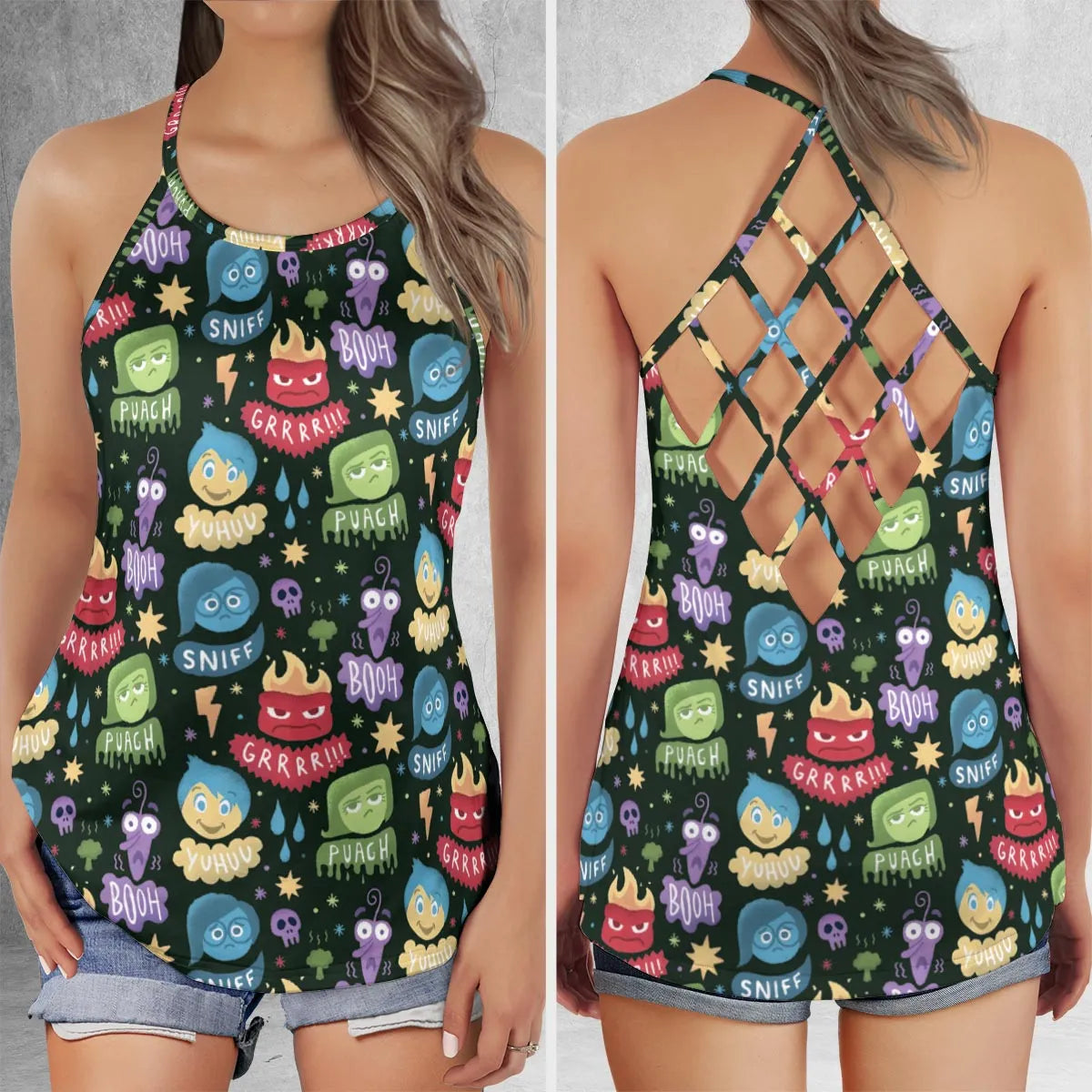 Criss Cross Tank Top - 43HSMMY1