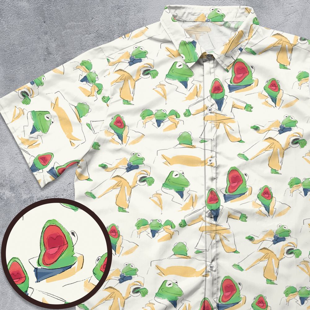Kermit wearing big suit -  - 1