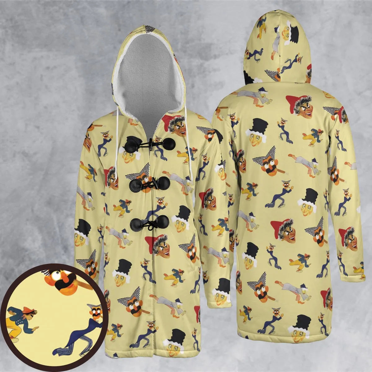 Hooded Cloak Coat - M2UEHACU