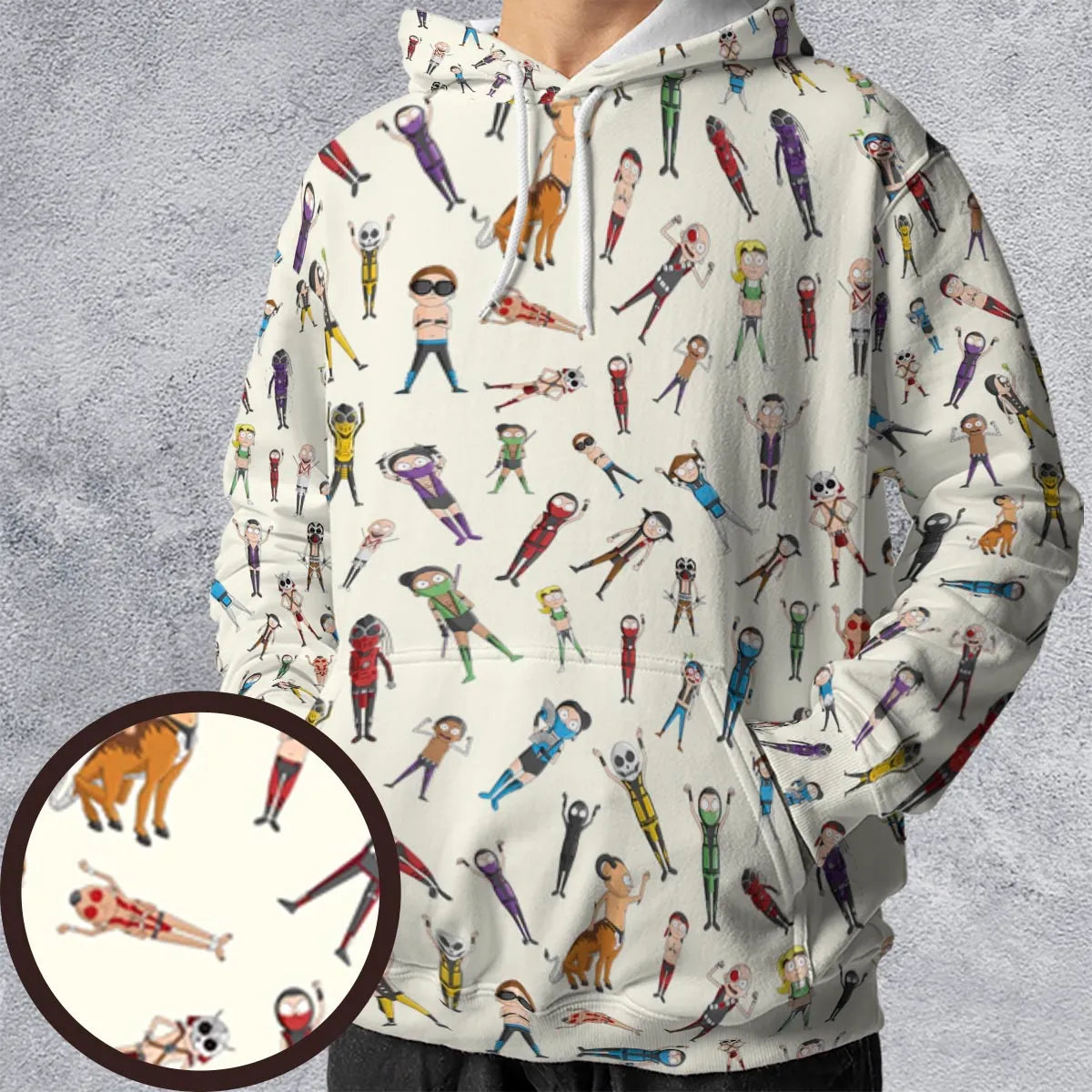 All-over Print Hoodie - BDBEEWYZ