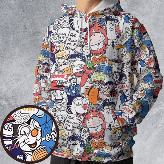 All-over Print Hoodie - FUT4CPLY -  - 1