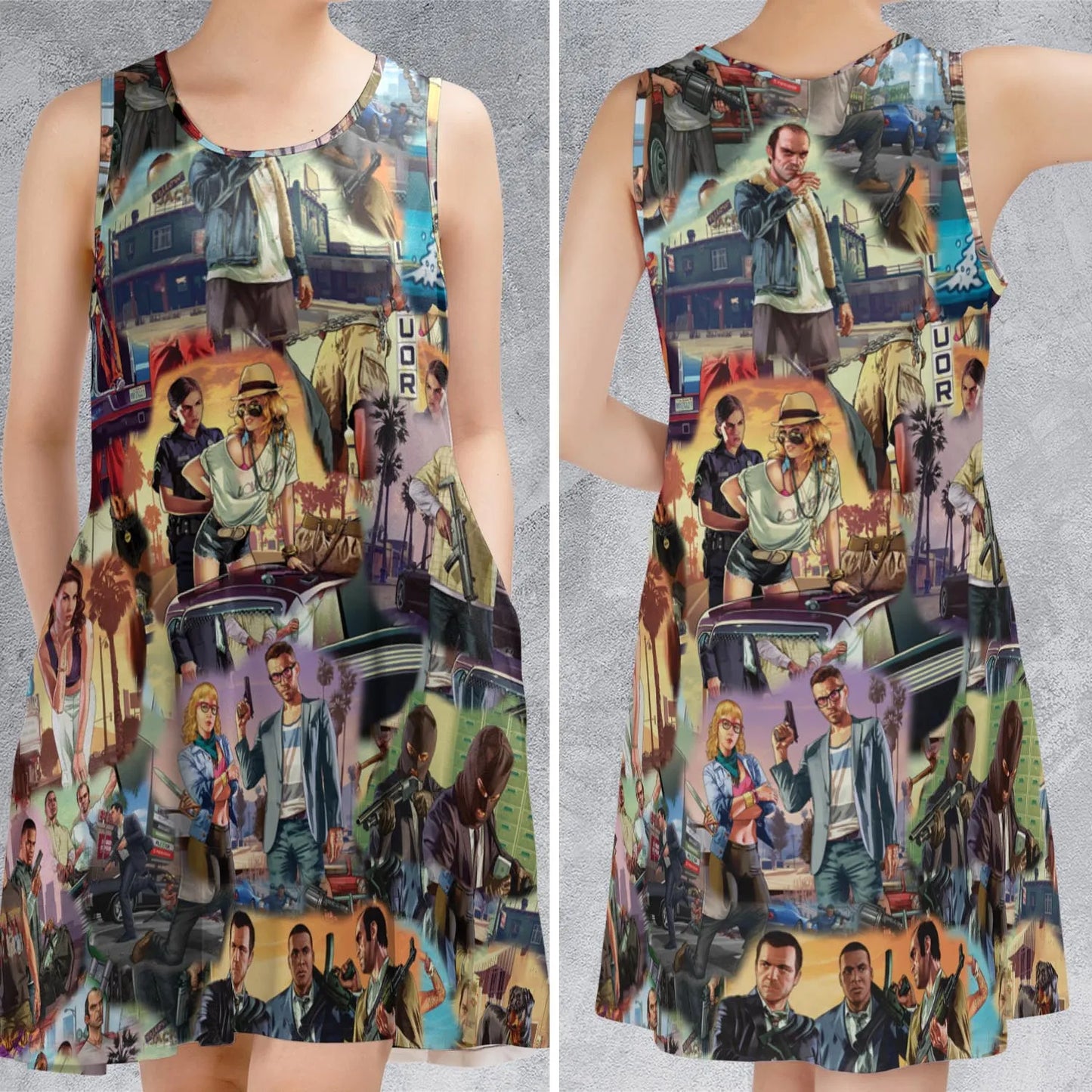 Sleeveless Dress - 3MDFJ5SR