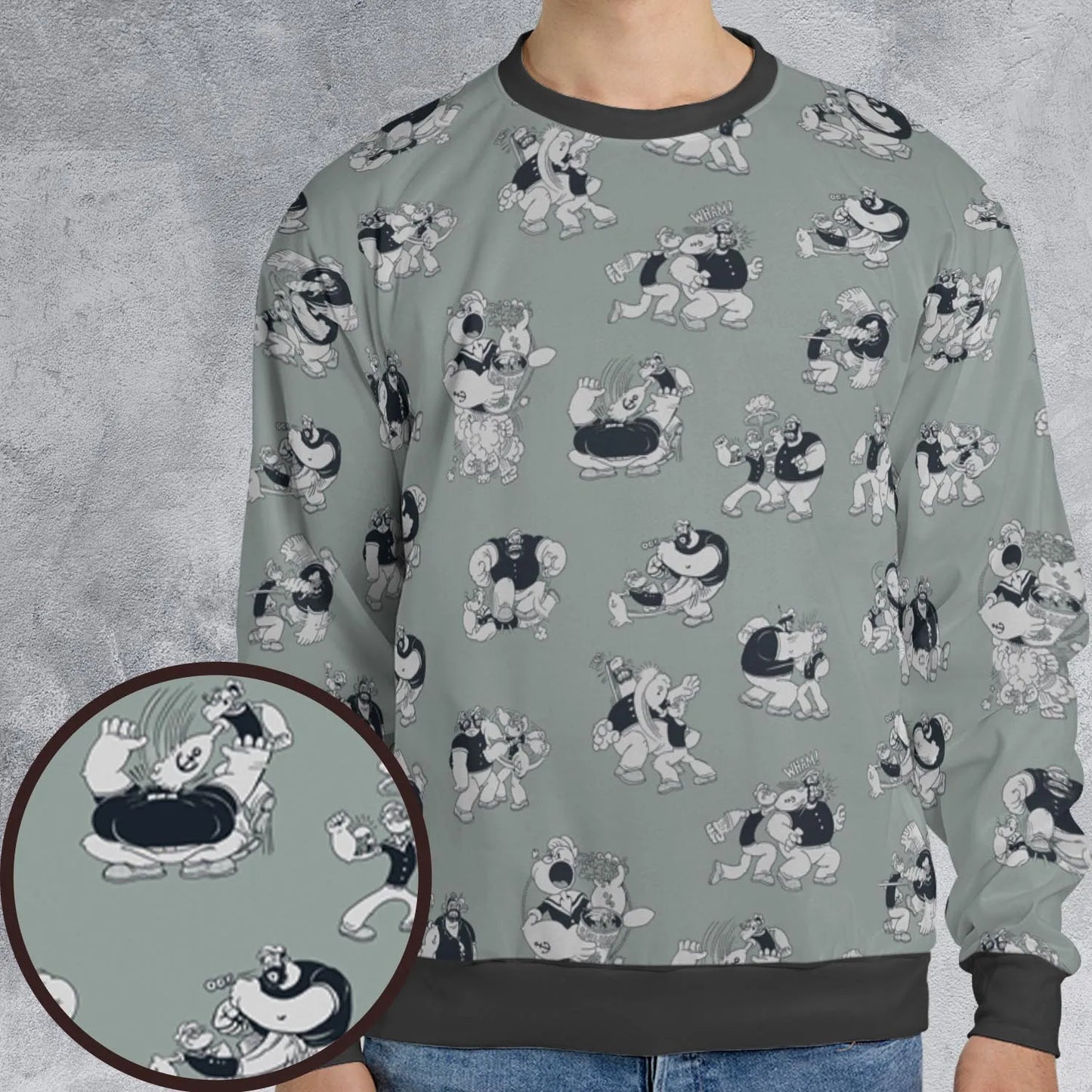All-over Print Sweatshirt - 2FJNQGTM