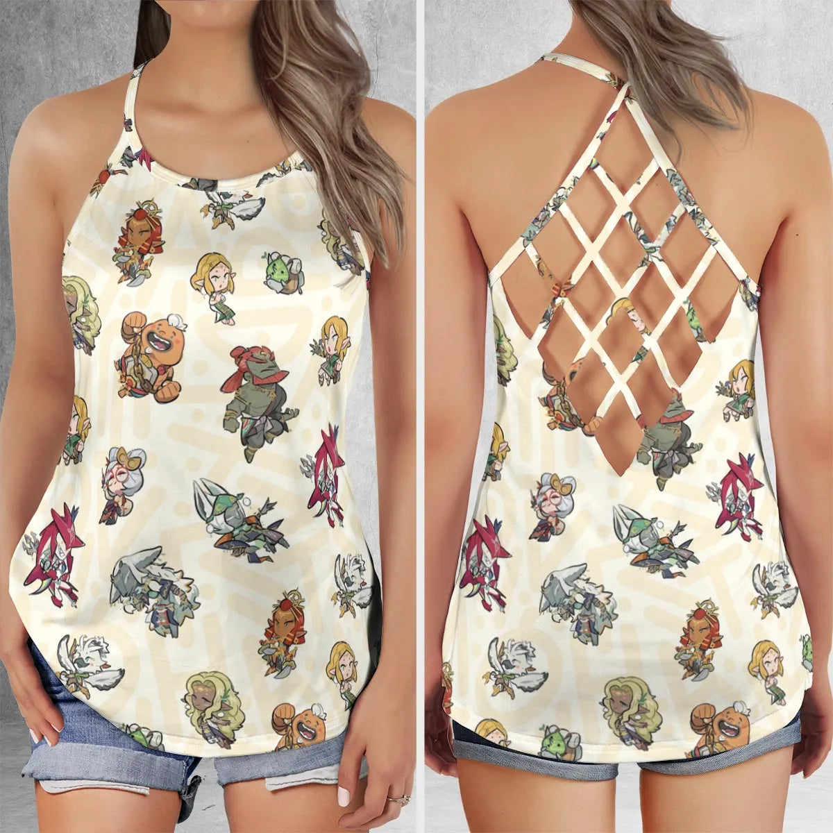 Criss Cross Tank Top - 3W3R2D18