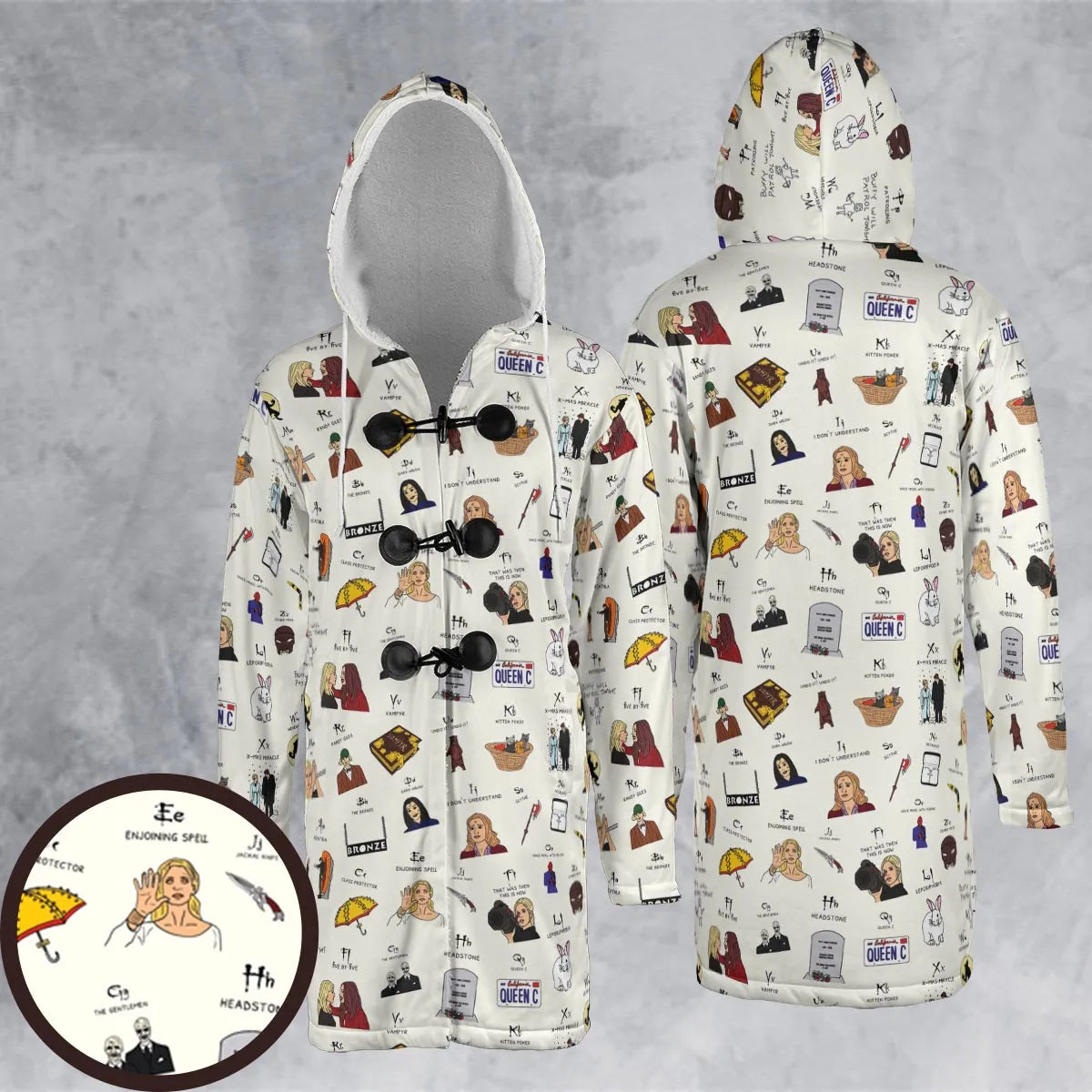 Hooded Cloak Coat - MWPZZEHC