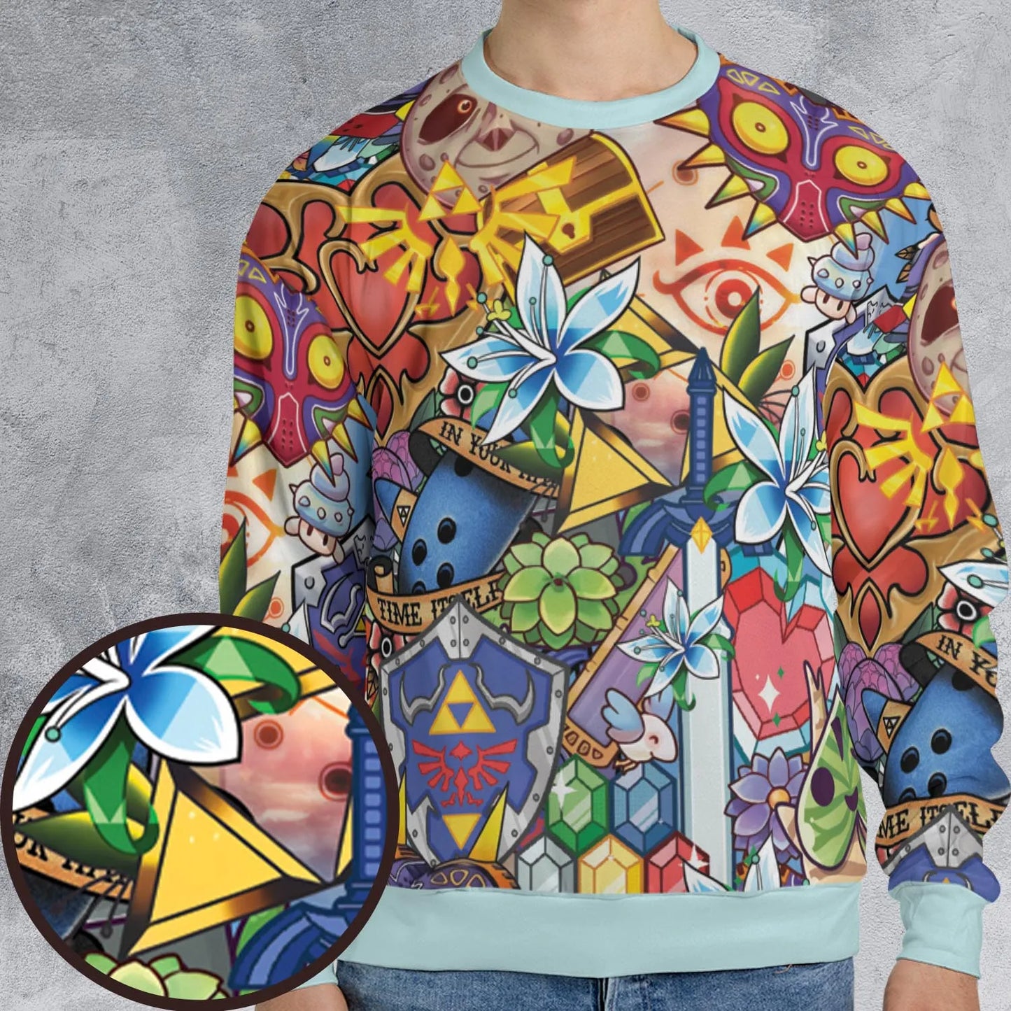 All-over Print Sweatshirt - Z2HW14HM