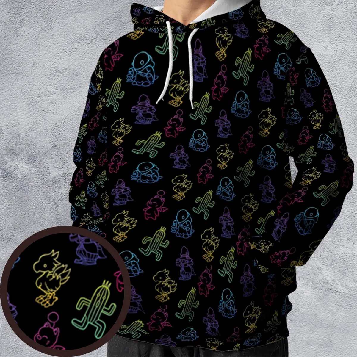 All-over Print Hoodie - J72H6UA9
