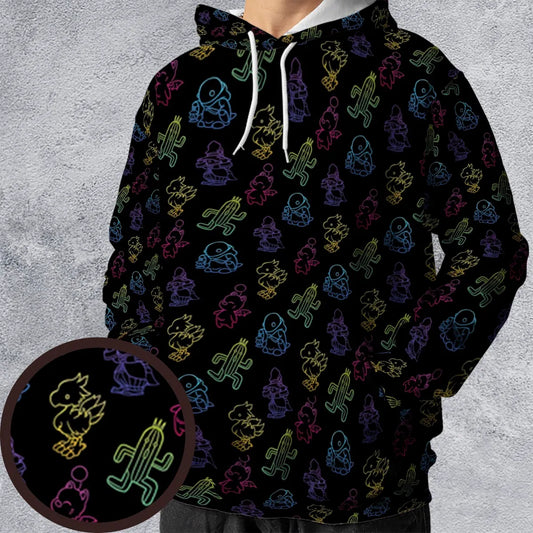 All-over Print Hoodie - J72H6UA9