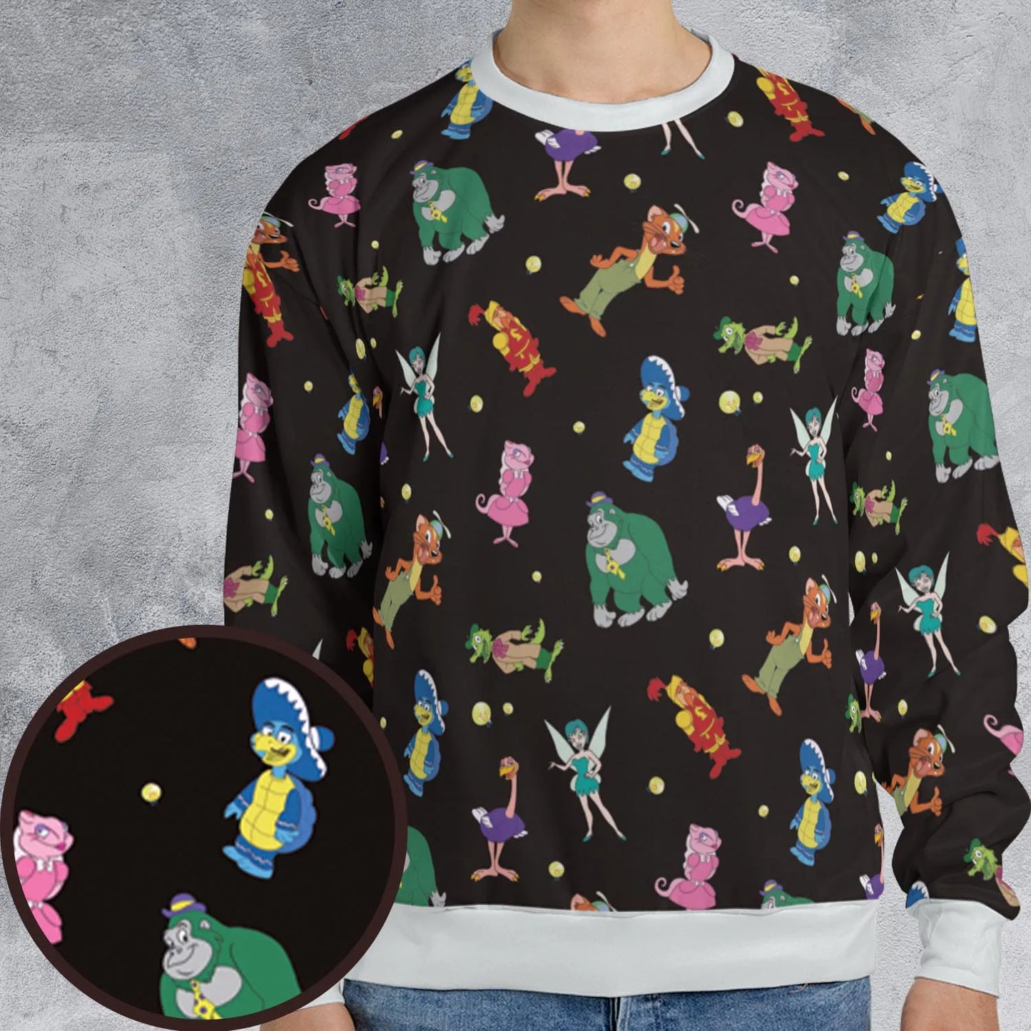 All-over Print Sweatshirt - 9YY3MZDP