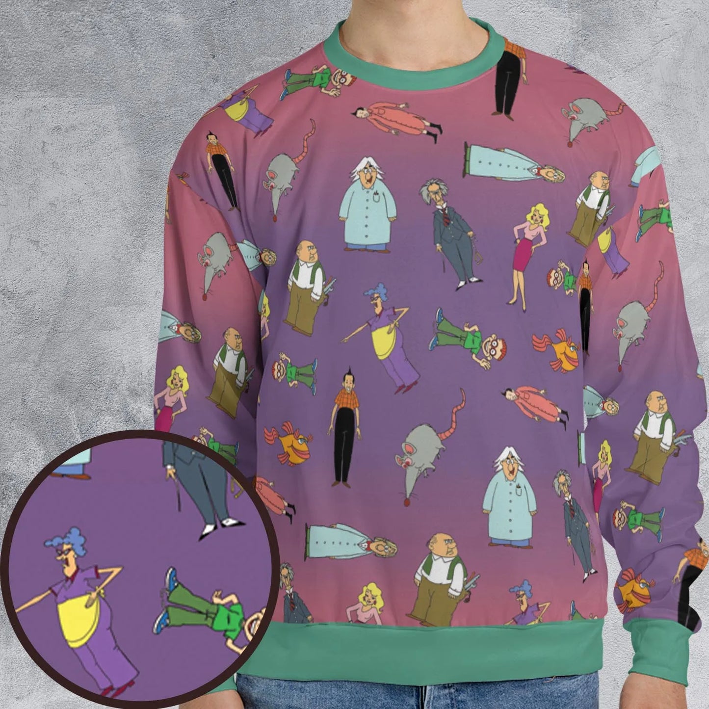 All-over Print Sweatshirt - 2R8A2PS3