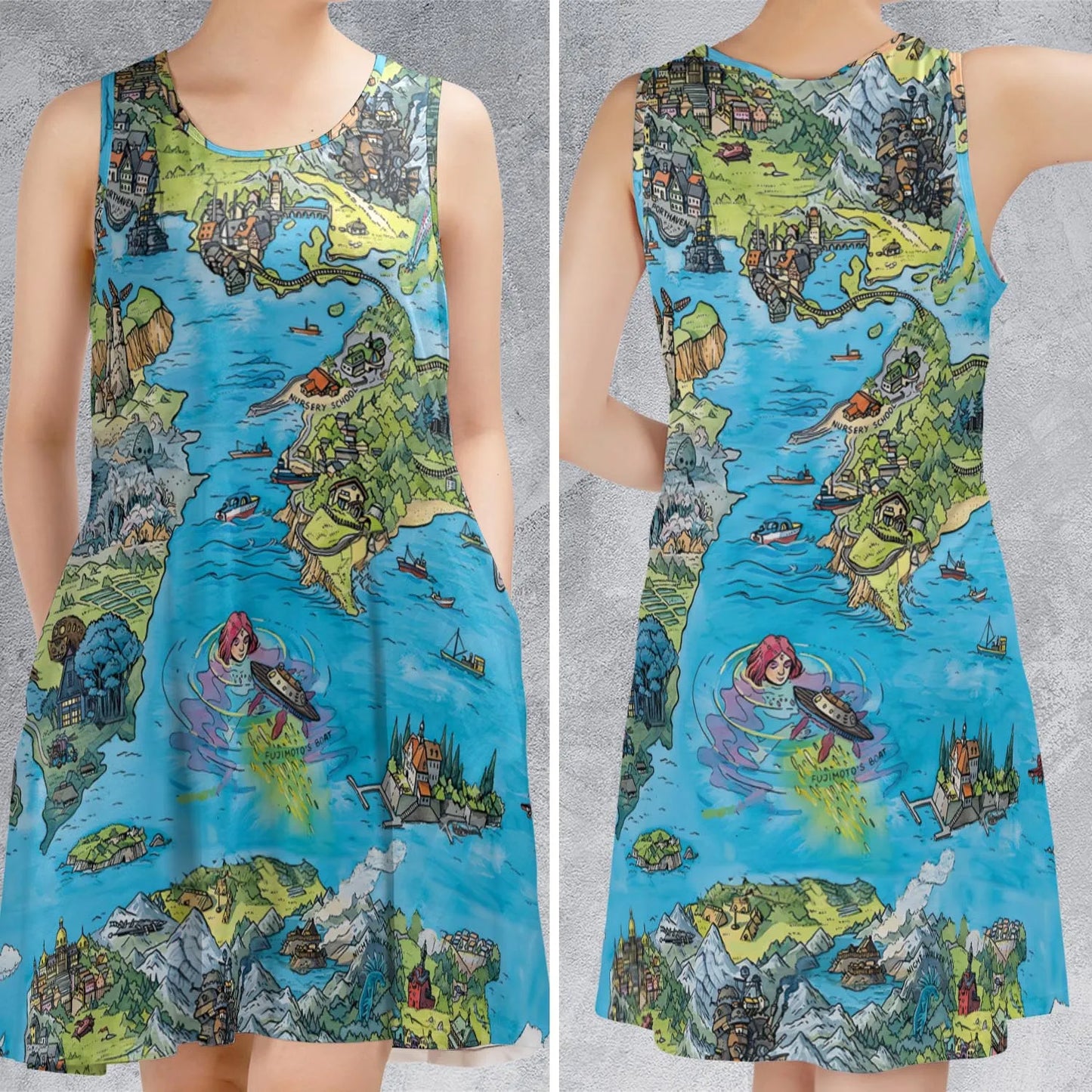 Sleeveless Dress - 8SX79G6W