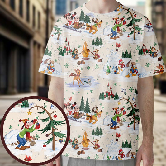 All-Over Print Unisex T-Shirt - Z2Y84PG1 -  - 1