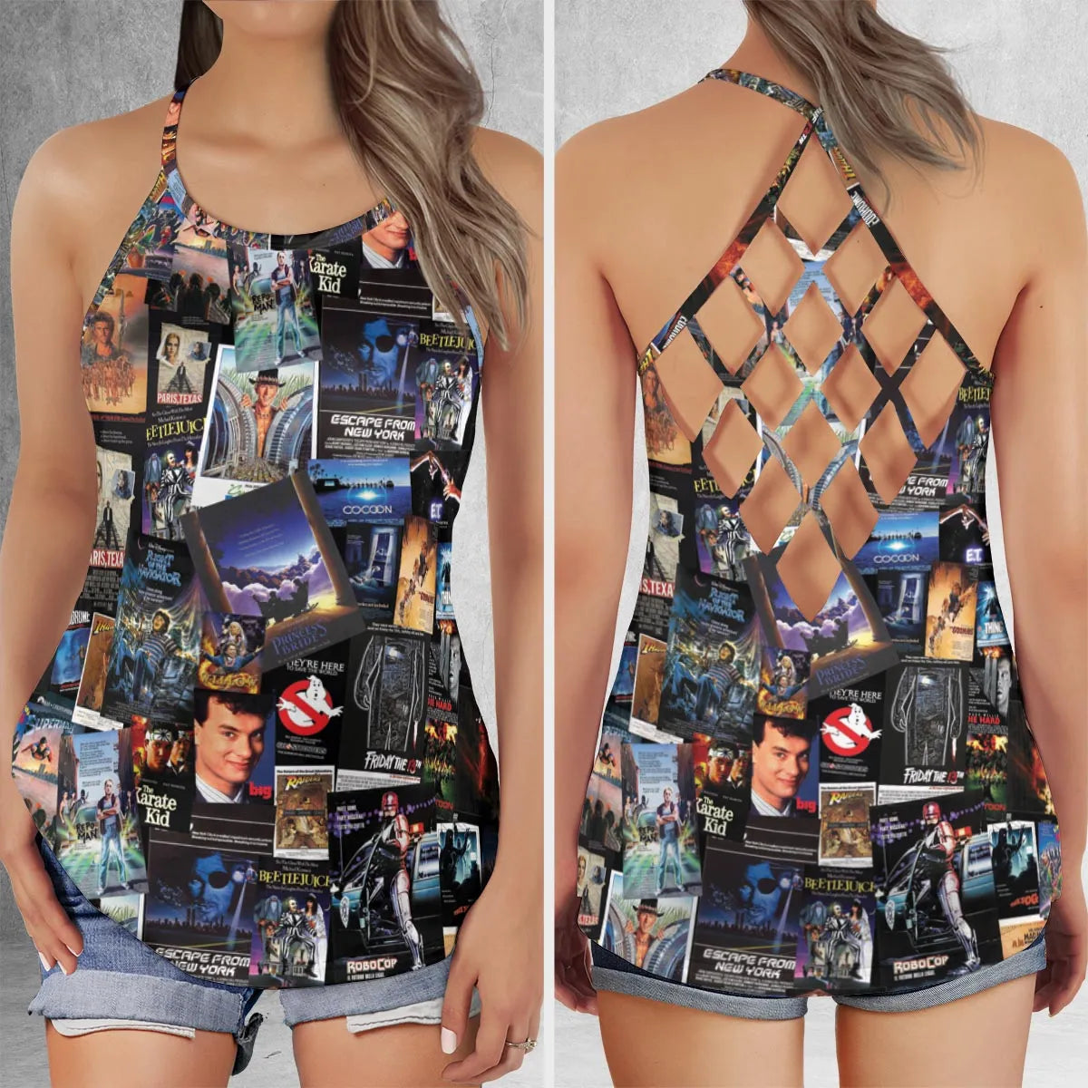 Criss Cross Tank Top - W6S6HFSZ