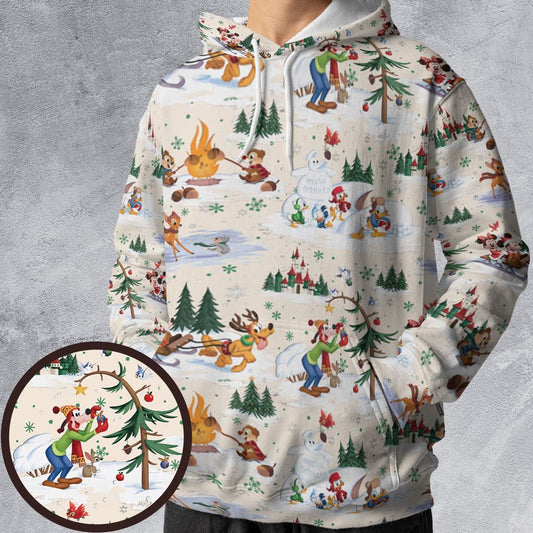 All-over Print Hoodie - 3RTFFENS -  - 1