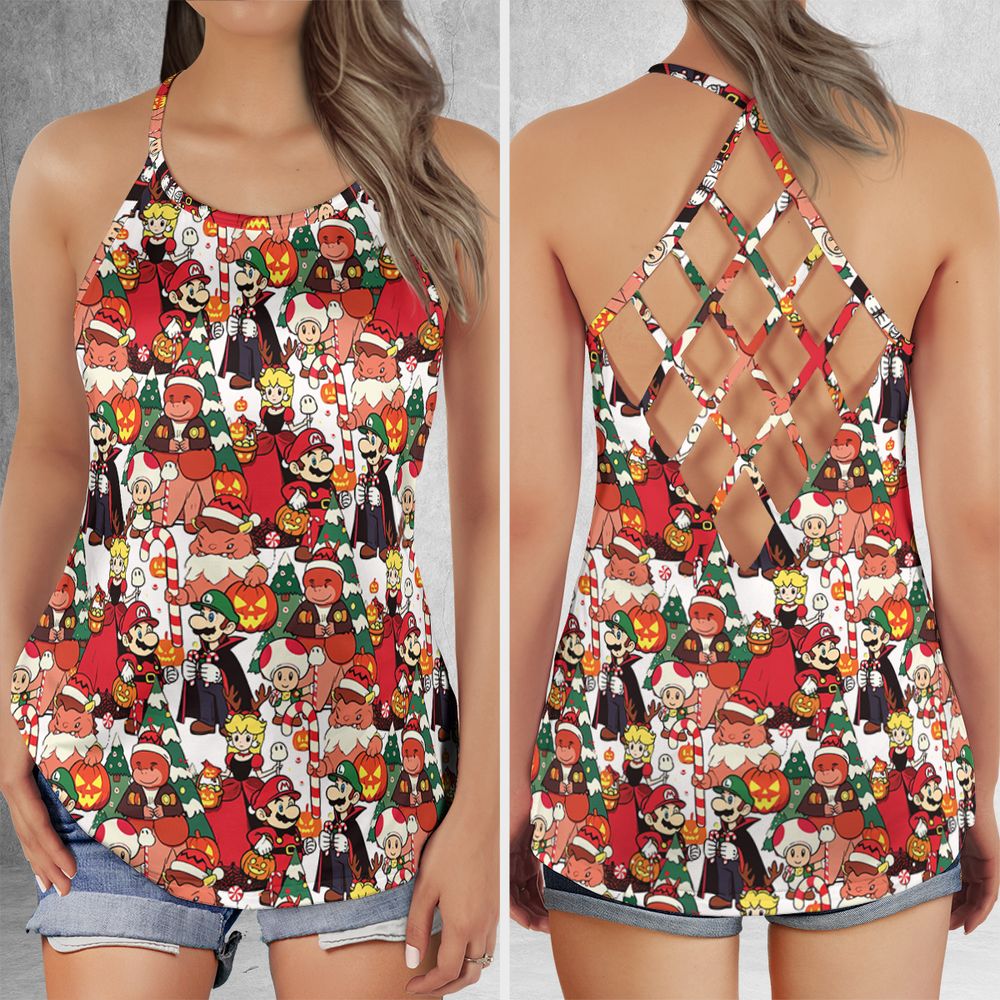 Criss Cross Tank Top - WGLKX3A9 -  - 1