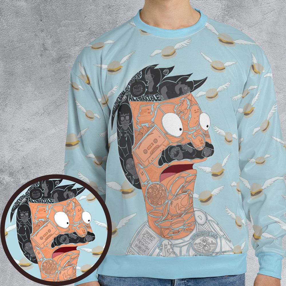 All-over Print Sweatshirt - WS5N3RGR -  - 1