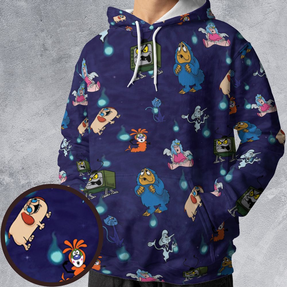 All-over Print Hoodie - S75D48BP -  - 1
