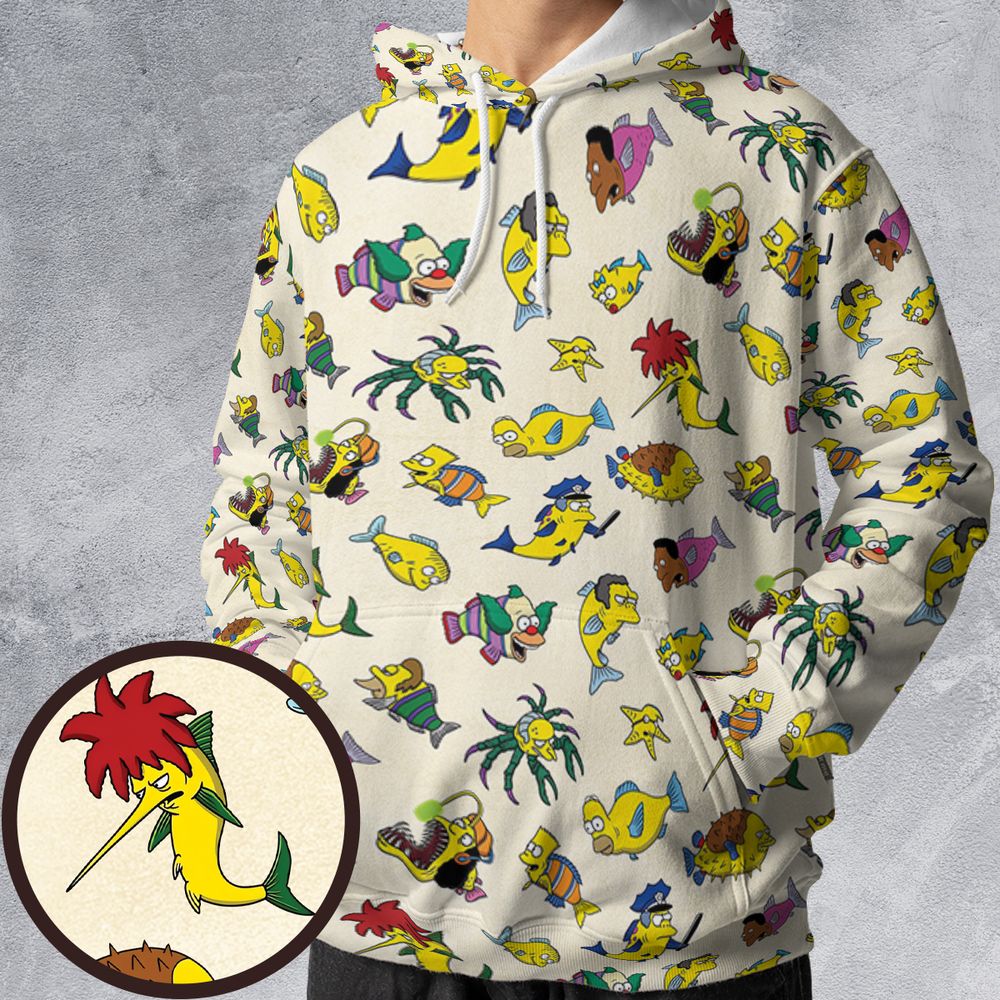 All-over Print Hoodie - GS8Y36S6 -  - 1