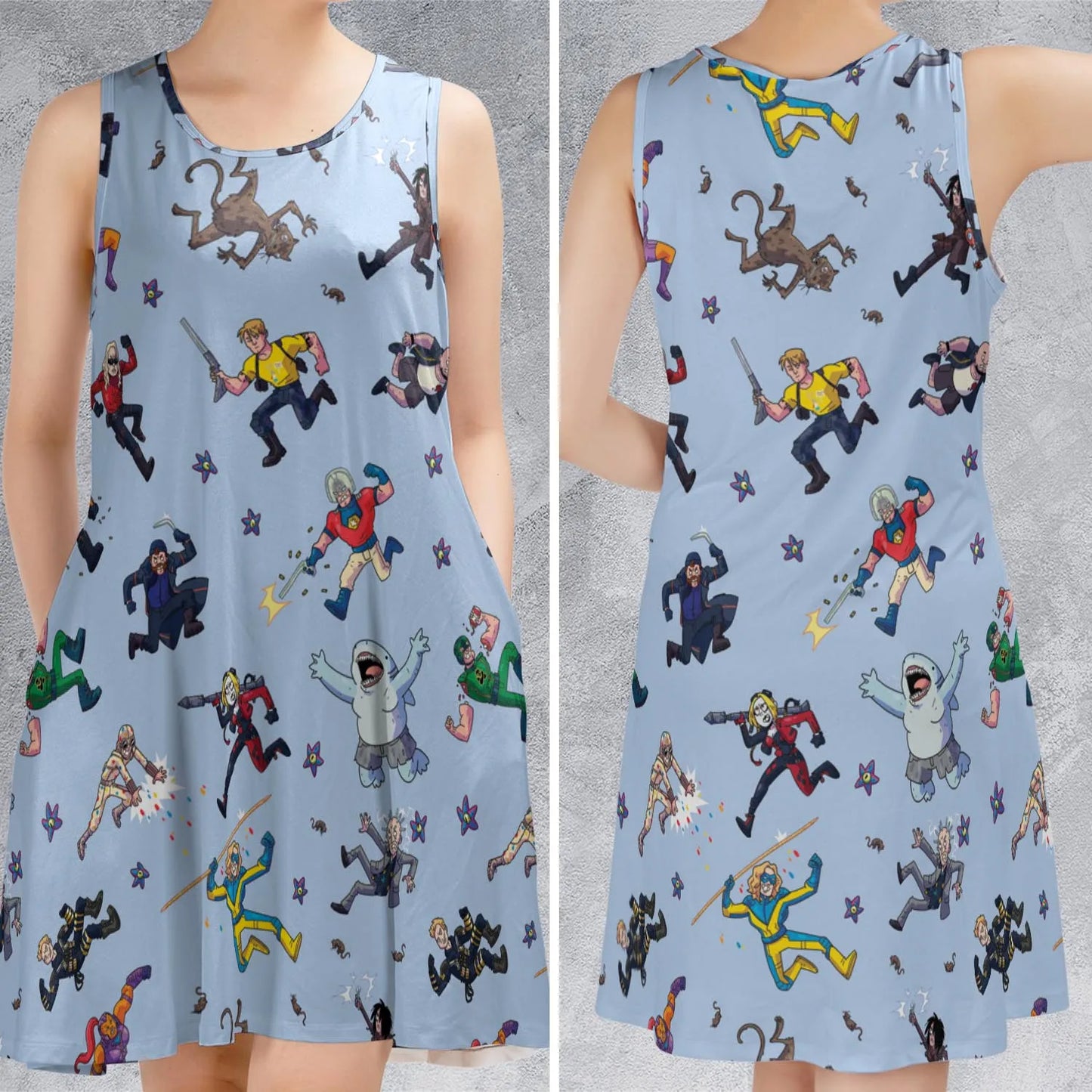 Sleeveless Dress - GVYYBUZT