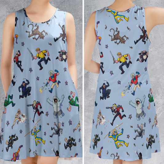 Sleeveless Dress - GVYYBUZT