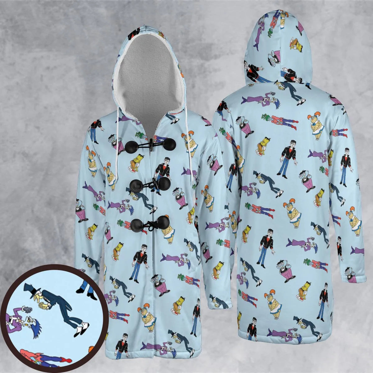 Hooded Cloak Coat - 7GWJ3AH6