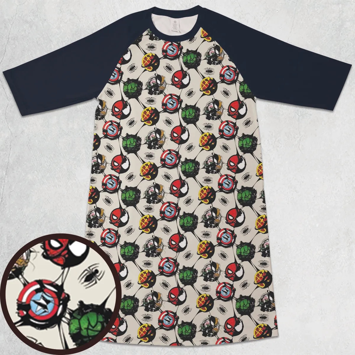 3/4 Sleeve Raglan Dress - YBLYKQ6R