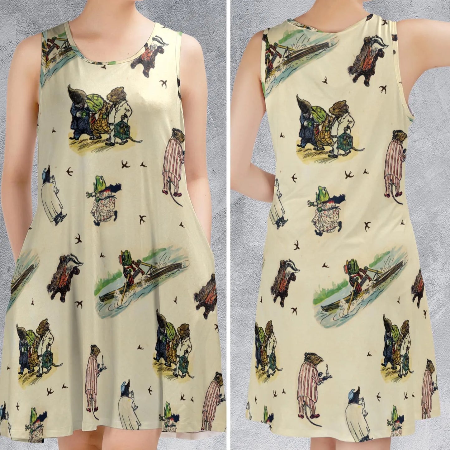 Sleeveless Dress - XZXHAKPN