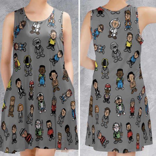 Sleeveless Dress - BVUJ4FZC