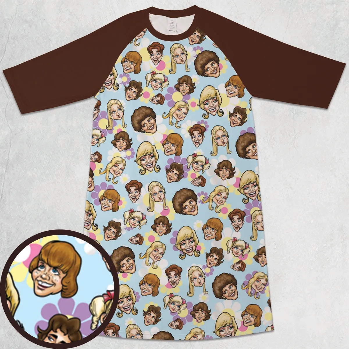 3/4 Sleeve Raglan Dress - ANTX4GM1