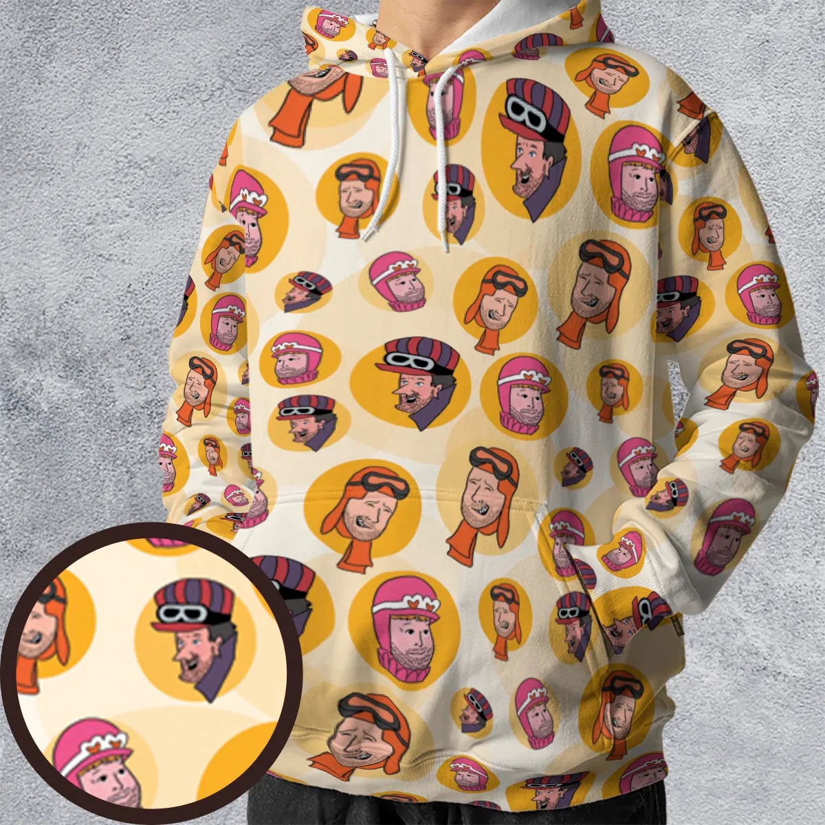 All-over Print Hoodie - F3X21FJY