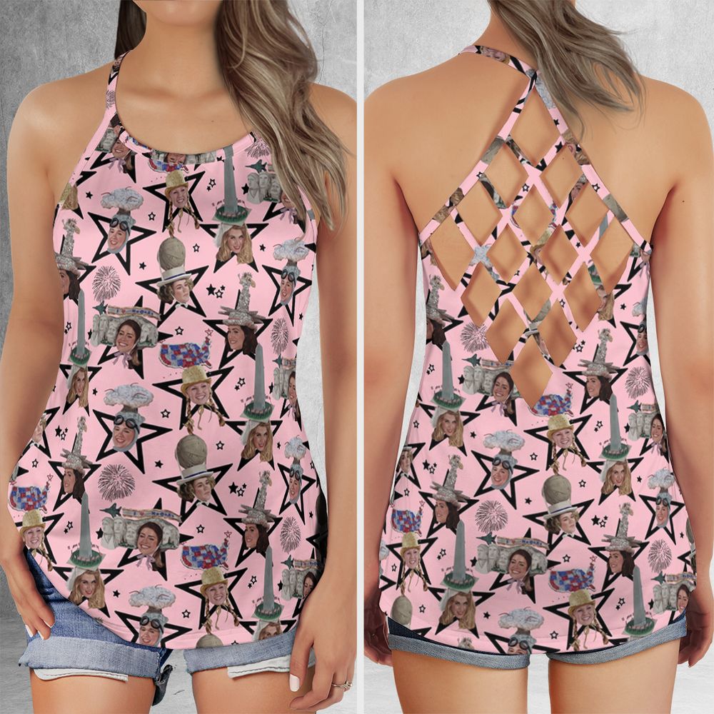 Criss Cross Tank Top - HT1S4TKP -  - 1
