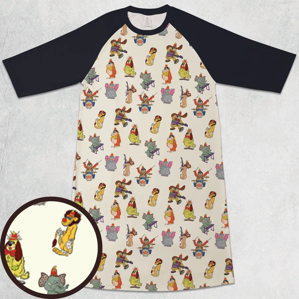 3/4 Sleeve Raglan Dress - LPS4R4K8