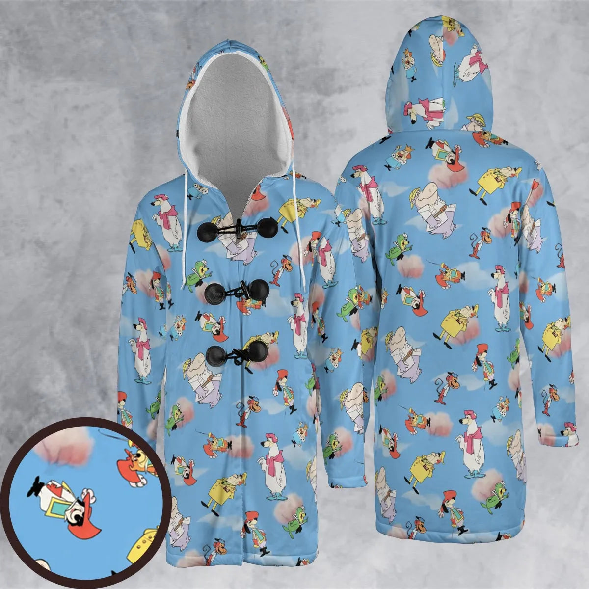 Hooded Cloak Coat - 5WXCTHG7