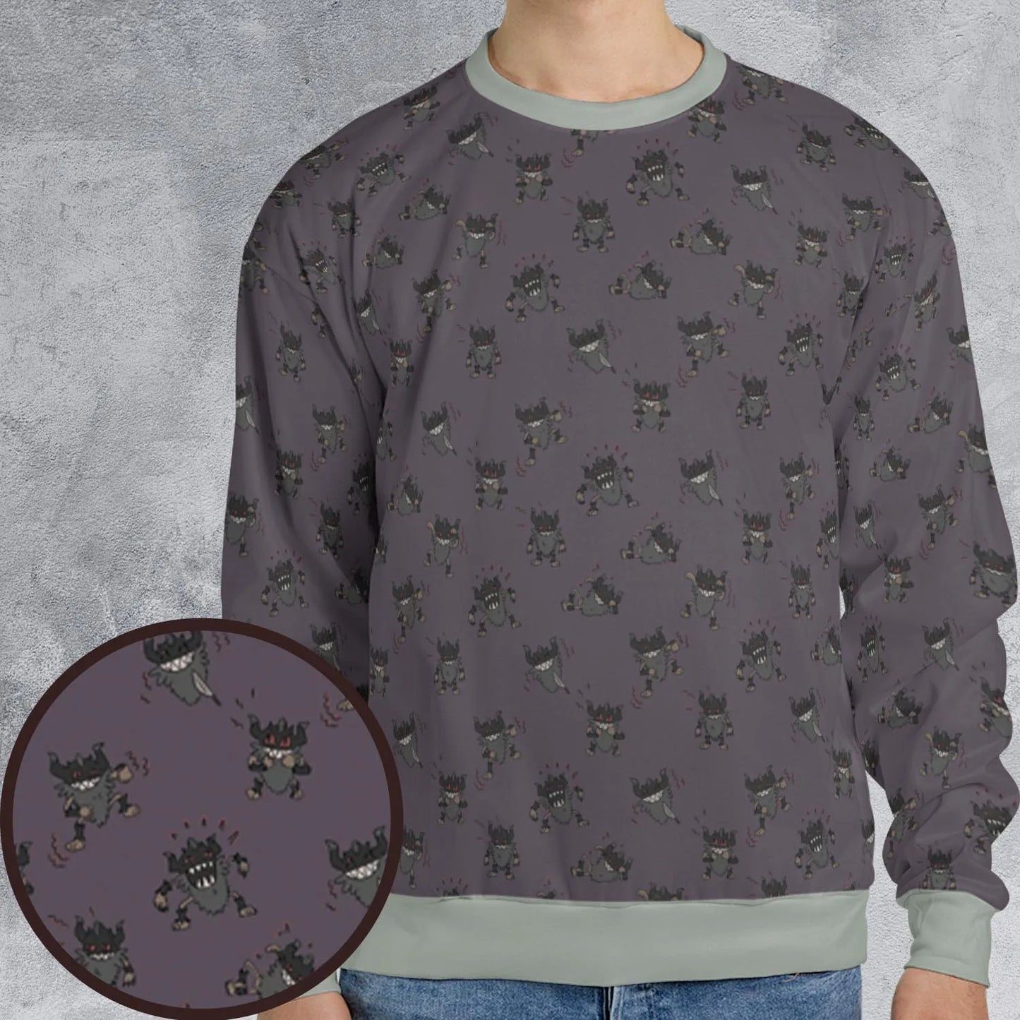 All-over Print Sweatshirt - 5L965X5Y
