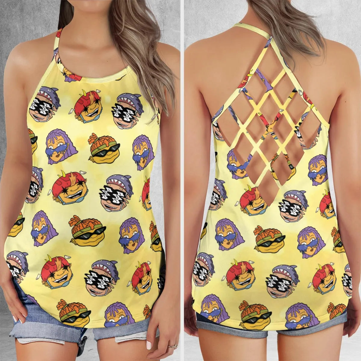 Criss Cross Tank Top - CBTMND86