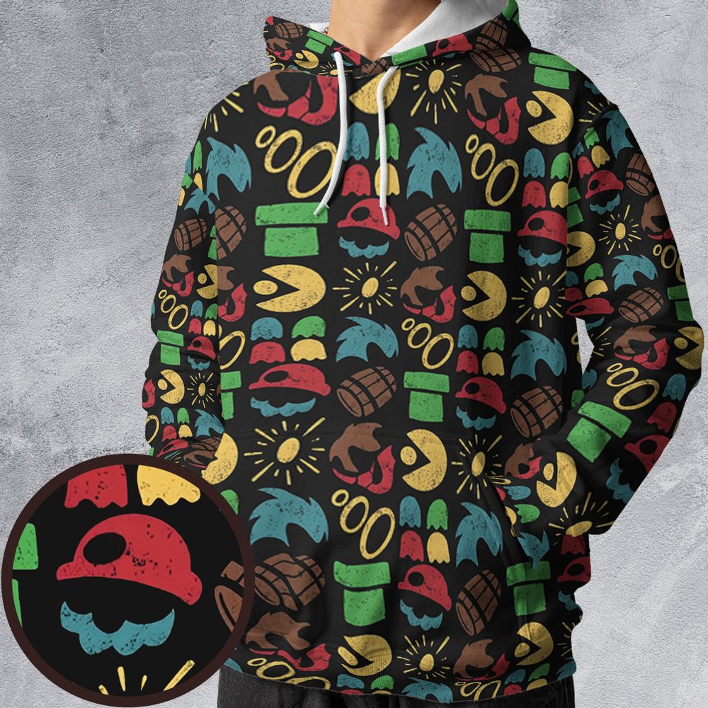 All-over Print Hoodie - HCCPXBP4 -  - 1