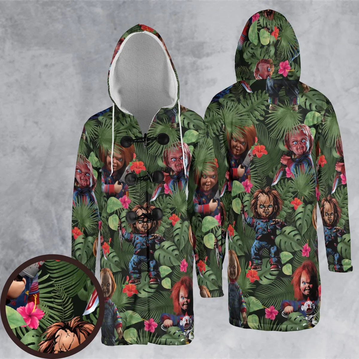 Hooded Cloak Coat - H7H1G1ER