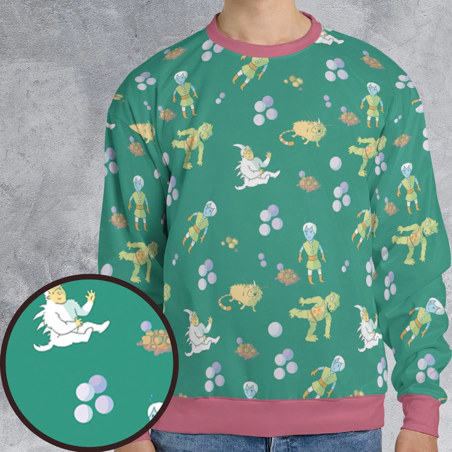 All-over Print Sweatshirt - 3XW6H5HX