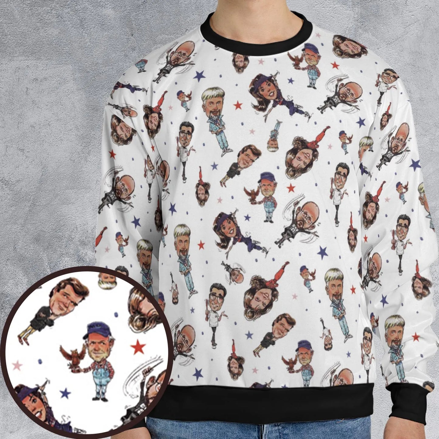 All-over Print Sweatshirt - BT6RAF95