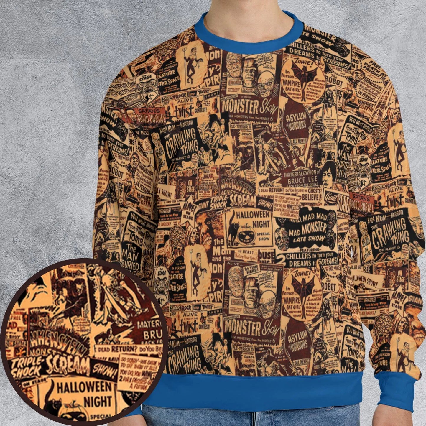 All-over Print Sweatshirt - XHRCNXSE